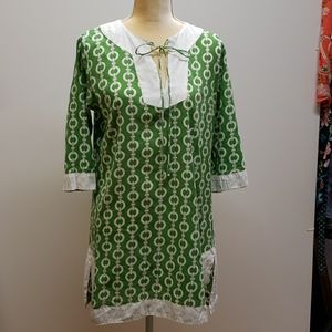 Shiraleah Sz M Cotton Tunic Dress E30